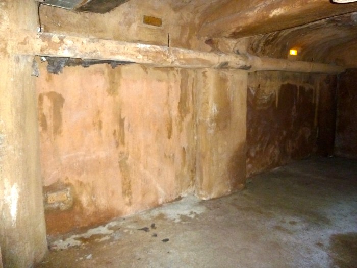 Sealed up tunnel door