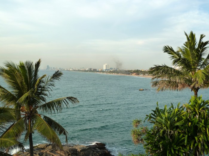 Colombo skyline from the terrace