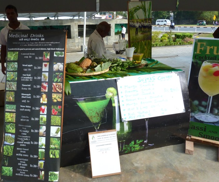Fruit drinks with medicinal value